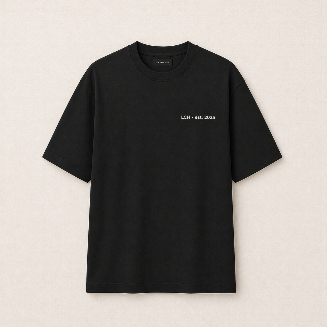 Meetings & Macchiatos Oversized Tee - Black